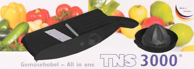 Zdjęcie produktu dla TNS 3000 All in ONE krajalnica do warzyw czarna krajalnica do ogórków krajalnica kuchenna krajalnica do warzyw