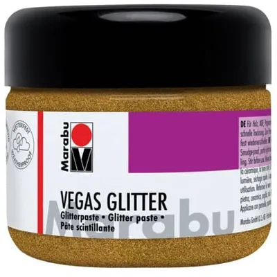 Produktbild von Marabu Vegas Glitterpaste Glitter-Gold 584 225 ml
