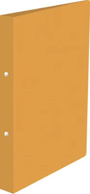 Produktbild von Kangaro Ringbuch A4 Orange 2-Ringe 16mm PP O-Mechanik Rücken 20mm