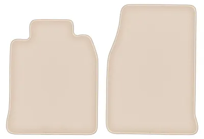 Produktbild von Velours-Fußmatten Vorne für Porsche 924 1976-1988 (Coupé) – 2-tlg, Beige, passgenau – Wielganizator FORTUNA