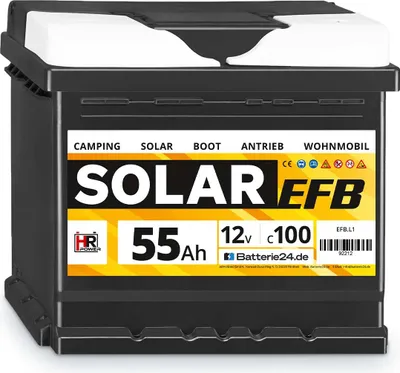 Produktbild von HR Solar EFB 12V 55Ah Versorgerbatterie