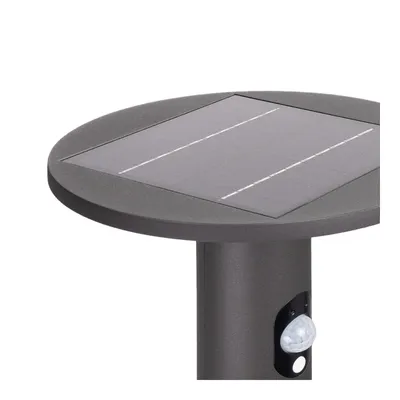 Produktbild von PRDX MANDULIS Circle LED Wegeleuchte Solar 60cm, 3000K, 260lm, wetterfest mit Akku und Bewegungsmelder