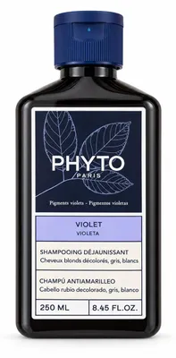 Imagen del producto de Champú antiamarillamiento Phyto Phytoviolet, 250 ml