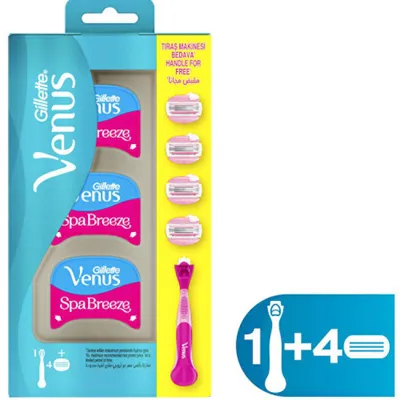 Image de Gillette - Venus Breeze Women's Shaver + 4 heads