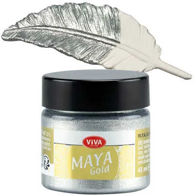 Produktbild von ViVA DECOR Maya Gold 45 ml silber