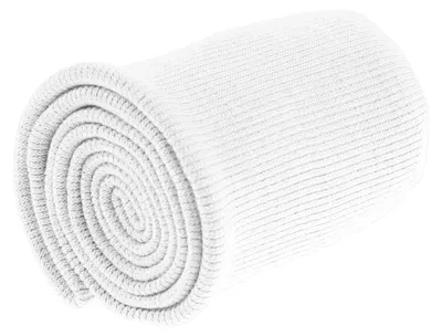 Produktbild von 15x70cm Bündchen Strickbündchen Bündchenstoff 6% Elasthan Bündchenstoff gerippt, Farbe:weiß