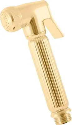 Obrázok produktu pre Ručná bidetová sprcha so stop ventilom RAV Slezák 150 x 30 mm zlatá kartáčovaná KS0005ZK