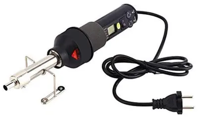 Heißluftpistole 450 W, LCD-Display, Düsen-Set, tragbar