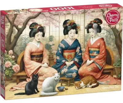 Zdjęcie produktu dla Puzzle 1000 CherryPazzi Springtime Tea 31407