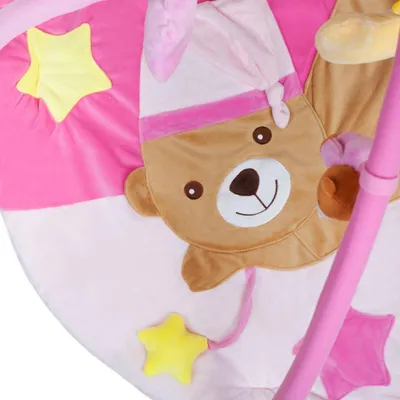 Obrázok produktu pre Hracia deka s melódiou PlayTo spaci medvedík ružová
