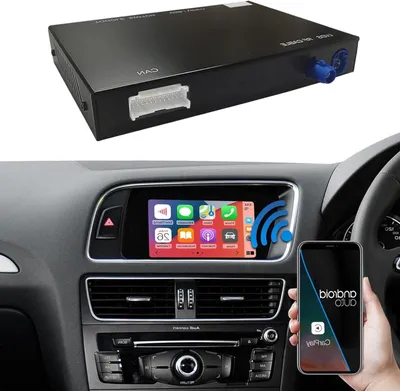 Zdjęcie produktu dla Interfejs CarPlay – Bezprzewodowy adapter samochodowy – Zestaw do instalacji – Obsługa MirrorLink i kamery