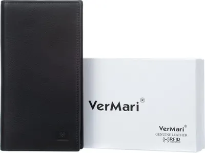 Immagine prodotto di Portafoglio da uomo in pelle VerMari CT01 Nero