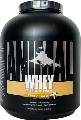 Produktbild von Universal Nutrition Animal Isolate Loaded Whey Protein (5lbs) Vanilla - Eiweiße - Molkenprotein-Mischung