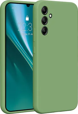 Image de Etteri Housse silicone pour Samsung Galaxy A34 5G Cover Housse téléphone vert clair
