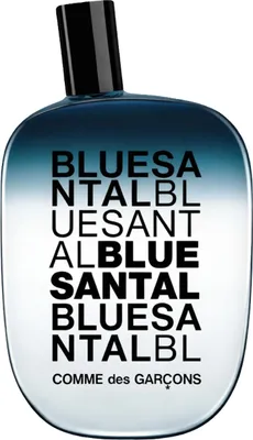 Produktbild von Comme Des Garcons Blue Santal, Unisex, 100 ml, Nicht nachfüllbare Flasche, Mediterranean parasol pine, juniper berry essence, blue pepper, Australian sandalwood, Spray