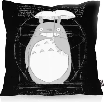 Produktbild von VOID Vitruvianischer Anime Kissenbezug Kissenhülle Polyester wasserfest Outdoor neko nachbar tonari no