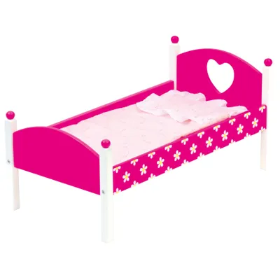Produktbild von Puppenbett mit Bettwäsche