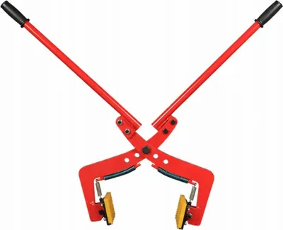 Produktbild von Hebelgriff Vertikalhalter – Tragkraft 280 kg | Öffnungsbereich 8–24 cm | 9,5 kg | Stahl mit rutschfesten Gummiauflagen, ergonomisch