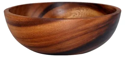 Produktbild von Holz Obstschale 24 x 24 x 7,5 cm für Küche, Servieren von Snacks und Mischen