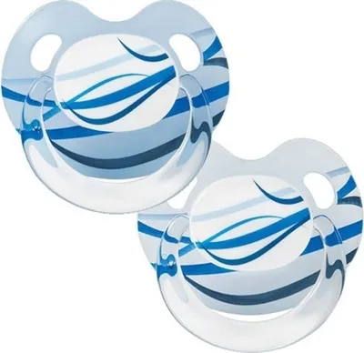 Produktbild von Baby Nova Schnuller Gr.1 Kieferform Slimline Doppelpack