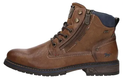 Image de Mustang Veterschoenen Hoog  Veterschoenen Hoog - cognac - Maat 42