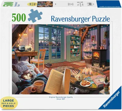 Immagine prodotto di Ravensburger Cozy Retreat, 500 pezzi, Vacanze, 12 anni