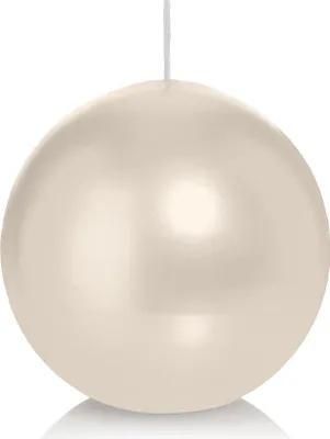 Produktbild von Wiedemann Kerzen Kugelkerzen Schlamm Ø 70 mm, 12 Stück, rußarm, tropffrei, hochwertiger Docht