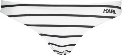 Image de KARL LAGERFELD BEACHWEAR Maillot de bain femme textile blanc SF17905 - Taille : XS