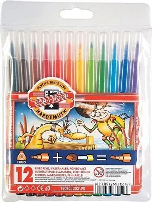 Image de Koh I Noor marqueur 12 couleurs