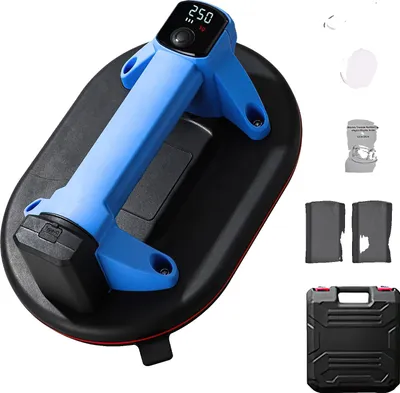 Obrázek produktu pro Zvedák na dlaždice, nosnost 300 kg, ergonomický design, modrý Vybaven 2 bateriemi