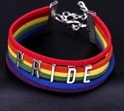 Produktbild von Mode Frauen Männer Bunte Regenbogen Multilayer Stolz Armband Armband Schmuck
