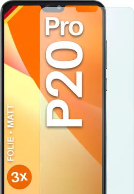 Produktbild von moex® 3x Schutzfolie kompatibel mit Huawei P20 Pro - Displayschutzfolie Anti Reflex Folie, Matt
