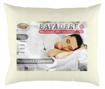 Produktbild von ZBYSZKO I Schlafkissen antiallergisch 70x80 cm ecru mit Reißverschluss