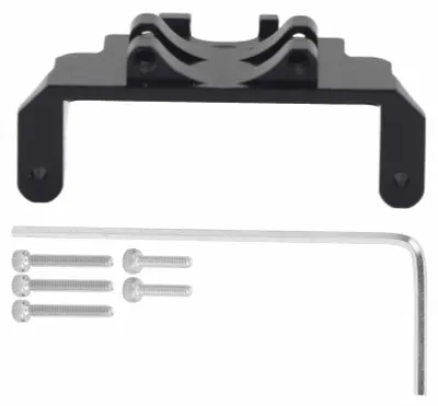 Zdjęcie produktu dla Wspornik montażowy serwomechanizmu kierowniczego ze stopu aluminium do samochodu RC Axial SCX24 90081/AXI00002 1/24