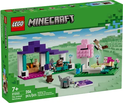 Produktbild von LEGO® Minecraft 21253 Das Tierheim Bausatz