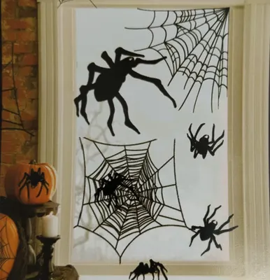 Produktbild von Wall-Art Sticker Halloween Dekoration Deko Grusel Horror Spinnen