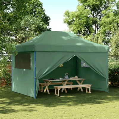 Immagine prodotto di Maison Exclusive - Tenda da festa pieghevole pop-up con 4 pannelli laterali, verde