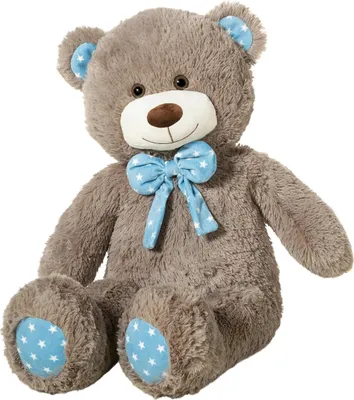Produktbild von Heunec Kuscheltier Bär kitt mit Schleife, Plüschtier, 80 cm Teddybär