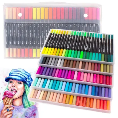 Image de Coffret de marqueurs Doppelpunk avec 120 couleurs