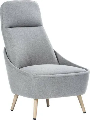Produktbild von Bürostuhl Dcelli, Büro-Wartestuhl, Ergonomischer Wartestuhl, 77x65h100 cm, Grau