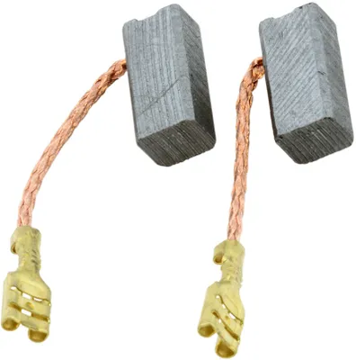 Image de Charbons - 7x8x17mm - Avec câble et prise - Remplace 1.617.014.131