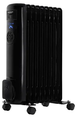 Obrázek produktu pro Elektrický olejový radiátor, 9 topných těles, 1500 wattů, s programovatelným časovačem