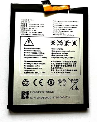 Produktbild von Akku für TCL 40 X, Li-Polymer, 3,85V, 5000mAh, 19,25Wh