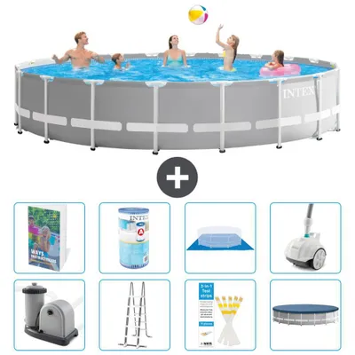 Produktbild von Prism Frame Pool Rund - 610x132 cm - 7-teilig S549