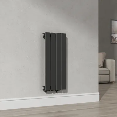 Obrázek produktu pro Deskový radiátor 'Nore' černý 60x30cm Jednovrstvý 249W