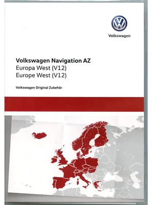 Zdjęcie produktu dla Karta SD do nawigacji Volkswagen, numer części 3AA051866BE, mapa Europy V12, system nawigacji RNS 315
