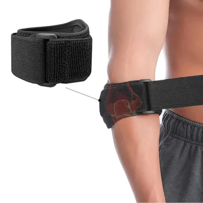 Obrázok produktu pre Podpora na tenisový lakeť na zmiernenie bolesti - Neopren