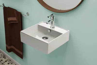 Produktbild von NEG Hänge-Waschbecken Uno16H (klein/quadratisch)