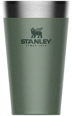 Produktbild von Stanley Beer Pint, 0,47 l, Grün, Edelstahl, 0,75 h, 4 h, 87 mm