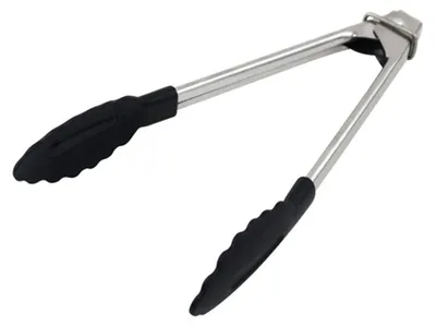 Servierzange Edelstahl/Kunststoff 18 cm multifunktional